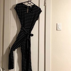 Striped jumpsuit